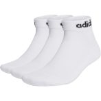 adidas Linear fehér bokazokni 3 pár