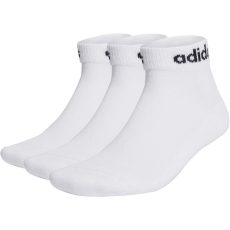 adidas Linear fehér bokazokni 3 pár