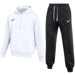  Nike Park 26 pamut kapucnis fehér/fekete férfi melegítő garnitúra
