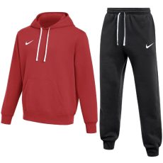 Nike Park 26 pamut kapucnis piros/fekete férfi melegítő garnitúra