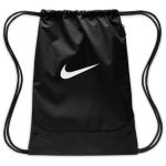 Nike Brasilia húzózsinóros fekete edzőtáska
