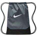 Nike Brasilia húzózsinóros sötétszürke edzőtáska
