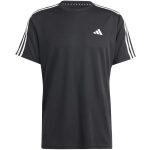 adidas Train Essentials 3 csíkos fekete férfi póló