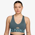   Nike Pro Sculpt közepes tartású párnázott zöld női sportmelltartó