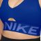Nike Pro Sculpt közepes tartású párnázott kék női sportmelltartó
