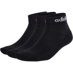 adidas Linear fekete bokazokni 3 pár
