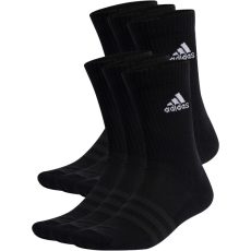 adidas párnázott fekete sportzokni 6 pár