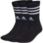 adidas 3-Stripes Cushioned Crew fekete zokni 3 pár