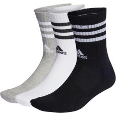adidas 3-Stripes Cshioned Crew színes zokni 3 pár