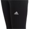 adidas Essentials Linear Logo pamut fekete gyerek feszes nadrág