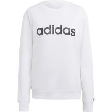 adidas Essentials Linear pamut fehér női pulóver