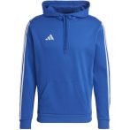 adidas Tiro 23 League pamut kapucnis kék férfi pulóver