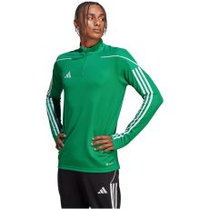 adidas Tiro 23 League 1/4 cipzáras zöld férfi tréning felső