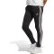 adidas Essentials 3 csíkos pamut fekete női melegítő nadrág