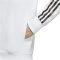 adidas Essentials pamut kapucnis fehér férfi cipzáras szabadidő felső