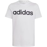 adidas Essentials Linear Logo pamut fehér gyerek póló