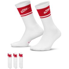 Nike Everyday Elevated Crew fehér/piros zokni 3 pár