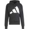 adidas Essentials Big Logo French Terry kapucnis fekete férfi pulóver