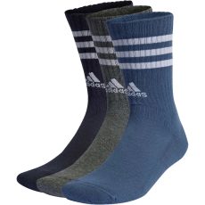 adidas 3-Stripes Cshioned Crew színes zokni 3 pár