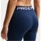 Nike Pro közepesderekú sötétkék női feszes nadrág Nike Pro közepesderekú sötétkék női feszes nadrág
