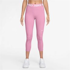 Nike Pro közepesderekú rózsaszín női feszes nadrág