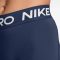 Nike Pro közepesderekú sötétkék női feszes rövidnadrág