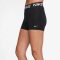 Nike Pro közepesderekú fekete női feszes rövidnadrág Nike Pro közepesderekú fekete női feszes rövidnadrág