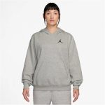 Nike Jordan Jumpman pamut kapucnis szürke női pulóver