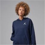 Nike Jordan Jumpman pamut kapucnis sötétkék női pulóver