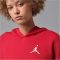 Nike Jordan Jumpman pamut kapucnis piros női pulóver