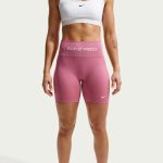 Nike Pro rózsaszín női feszes rövidnadrág