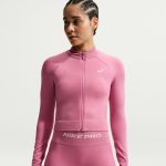 Nike Pro Dri-FIT rózsaszín női fitneszfelső