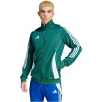 adidas Tiro24 cipzáras zöld férfi szabadidő felső