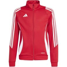 adidas Tiro24 cipzáras piros gyerek szabadidő felső