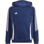 adidas Tiro 24 kapucnis sötétkék gyerek pulóver