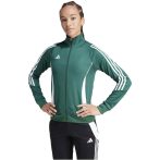 adidas Tiro24 cipzáras zöld női szabadidő felső