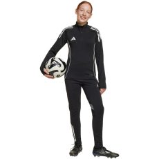  adidas Tiro 25 Competition 1/4 cipzáros fekete gyerek pulóver
