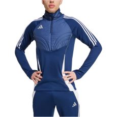 adidas Tiro 24 téliesített 1/4 cipzáras sötétkék férfi tréning felső