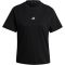 adidas Essentials Small Logo pamut fekete női póló
