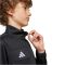 adidas Tiro 25 Essentials 1/4 cipzáros fekete gyerek pulóver