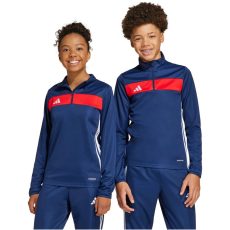  adidas Tiro 25 Essentials 1/4 cipzáros sötétkék gyerek pulóver