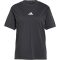 adidas Essentials 3 csíkos pamut fekete női póló