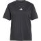adidas Essentials 3-Stripes pamut fekete női póló