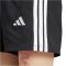  adidas Essentials 3 csíkos pamut fekete női szabadidő rövidnadrág