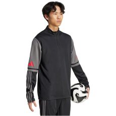 adidas Squadra 25 1/4 cipzáras fekete/szürke férfi pulóver