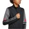 adidas Squadra 25 1/4 cipzáras fekete gyerek pulóver
