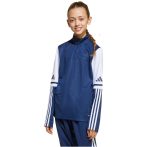 adidas Squadra 25 1/4 cipzáras sötétkék gyerek pulóver