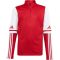 adidas Squadra 25 1/4 cipzáras piros gyerek pulóver