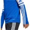 adidas Squadra 25 1/4 cipzáras kék gyerek pulóver