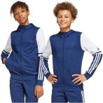   adidas Squadra 25 kapucnis sötétkék gyerek cipzáros felső